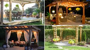 Wood pergola kits of all the various materials used to build backyard structures, wood is the most common. 12 Awesome Ideas How To Build Unique Backyard Pergolas Simphome