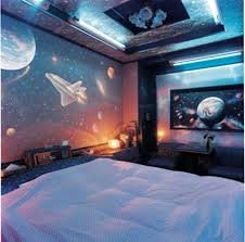 Pin By Seanna Lightle On Brayden Room In 2020 Cool Kids Bedrooms Space Themed Bedroom Boys Room Design