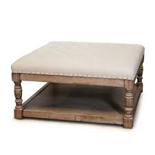 Warehouse Of Tiffany Cairona Cream Tufted Ottoman El1668 In 2020 Tufted Ottoman Coffee Table Ottoman In Living Room Tufted Ottoman