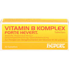 Inhaltsstoffe der vitamin b komplex ratiopharm kapseln (packungsgröße: Vitamin B Komplex Forte Hevert Tabletten 20 St Rosen Apotheke Quelle
