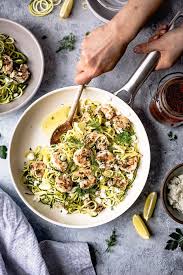 Healthy Skinny Shrimp Scampi With Zucchini Noodles Recipe Shrimp Recipes Healthy Filling Salad Recipes Recipes