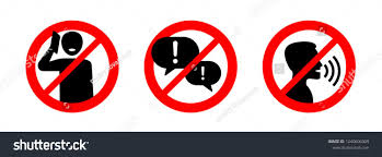 no phone talking silence please keep quiet prohibition vector sign in three variations vector icons in 2020 digital illustration tutorial icon set vector vector vector icons
