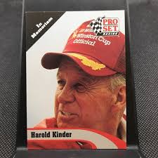 HAROLD KINDER 1992 PRO SET NASCAR RACING CARD #L29
