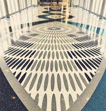 Terrazzo Floor Design At Phoenix Sky Harbor International Airport Floor Pattern Design Terrazzo Design Art Deco Interior Design