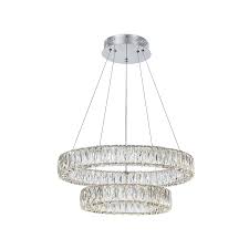 Check spelling or type a new query. Modern Crystal Ring Double Hoop Ceiling Light With Led Warm White Bulbs