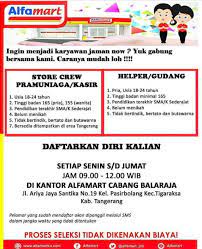 Maybe you would like to learn more about one of these? Lowongan Kerja Alfamart 2019 Jakarta