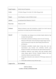 4.2 konflik antarabangsa (dunia, eropah dan asia). Contoh Kertas Kerja Lawatan Kel Luar Negara