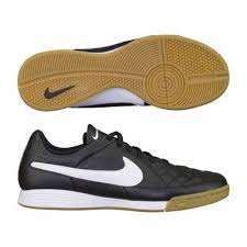 Nike Tiempo Genio Leather Indoor Soccer Shoes Black Soccer Shoes Black Shoes Shoes