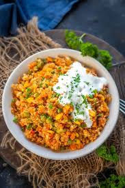 Add the chickpeas and give it one more stir. Mexican Cauliflower Rice Recipe Step By Step Video Whiskaffair