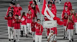 Canada has hosted the olympic games three times. Small Enthusiastic Contingent Represents Canada At Opening Ceremony