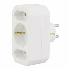 Bohrschablone steckdosen zum ausdrucken from babyky.ru primo bohrschablone hohlwanddose kunststoff seller: 3 Fach Steckdosenadapter Mit Schalter 2x Euro 1x Schuko Steckdose Emos Ges 098 Mehrfachsteckdose Weiss Kindersicherung Baumarkt Elektroinstallation Biogardasia Com
