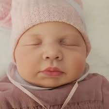 Bambola reborn femmina 50 cm full silicone morbido