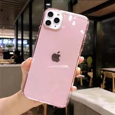 Iphone 11 Pro Max Pink Clear Case Cover In 2021 Girly Phone Cases Iphone Transparent Case Stylish Iphone Cases