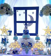 Twinkle Twinkle Little Stars Shower Dessert Table Moon Baby Shower Star Baby Shower Theme Boy Baby Shower Themes