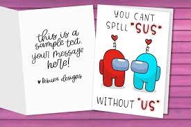 Among Us Valentine Cards Kids Will Love These Fun Game Inspired Cards My daughter is a huge fan of the among us video game along with lots of her friends. among us valentine cards kids will