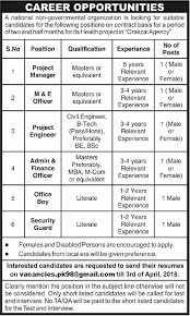 Social worker or degree/diploma in a related social science there are 14 ngo manager job opportunities in south africa available immediately, compared to 1 in eastern cape. Non Governmental Organization Ngo Project Manager Jobs 2021 Job Advertisement Pakistan