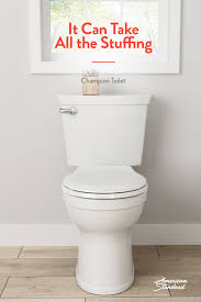 Who told you the toilet is not clogged? There S No Stuffing This Toilet Toilet American Standard Champion