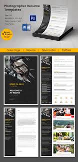 We've put together a selection of the best free resume templates in one easy. Free 14 Sample Photographer Resume Templates In Pdf Psd Ms Word