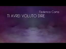 The american conquest of the english language by matthew engel a. Federica Ti Avrei Voluto Dire Lyrics English Translation