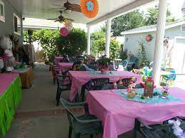Backyard Party Set Up Backyard Party Hello Kitty Party Graduation Party