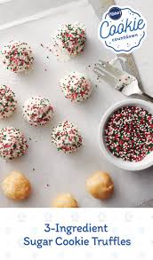 Maybe you would like to learn more about one of these? 3 Ingredient Sugar Cookie Truffles Recipe Holiday Baking Christmas Food Christmas Baking