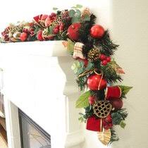 Christmas garland stock photos and images. Cascading Christmas Garland Wayfair