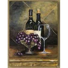 Stonebriar rustic 15 inch wine theme wood wall art with wine tasting daily saying, decorative wall decor for the living room, kitchen, or dining room 4.7 out of 5 stars 196 $17.98 $ 17. Wine Themed Kitchen Canvas Painting Wine Wall Art Invitation Ii Paintings And Wall Wine Theme Kitchen Grape Kitchen Decor Wine Decor Kitchen