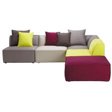 Canape D Angle 5 Places Modulable Multicolore Floride Sofa Sofa Esquinero Sillon Relax