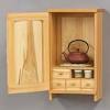 Tyte airtight canister in walnut wood. 1