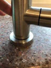 hole in countertop too big for faucet