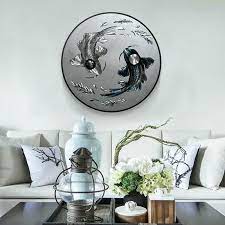 Lightweight, durable and super slim (just. China Koi Fish 3d Circle Metal Oil Painting For Interior Modern Decoration Handicraft Wall Arts China Metal Oil Painting And Home Decor Price