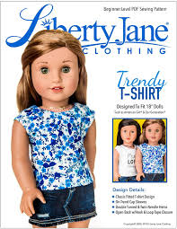 Doll clothes patterns can be adjusted before cutting, to ensure a perfect fit for a variety of dolls. Free T Shirt 18 Inch Doll Clothes Pattern Pdf Instant Download Pixie Faire