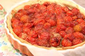 Tarte Aux Tomates Cerises Pour Ceux Qui Aiment Cuisiner Avec Images Tarte Aux Tomates Cerises Tarte Tomate Tomates Cerises Caramelisees
