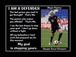 Megan rapinoe famous quotes & sayings. Soccer Motivation Megan Rapinoe Uswnt Photo Quote Poster Wall Art Print 8x11 Quot 11x14 I Am Defender My Goal Soccer Quotes Girls Soccer Motivation Soccer