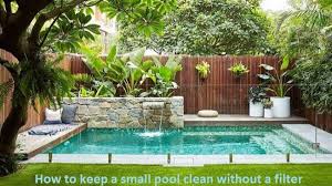 In terms of depth, three feet is standard for soaking and floating, and four to five feet and above is the best depth for lap pools. How To Keep A Small Pool Clean Without A Filter Poolcleanerlab