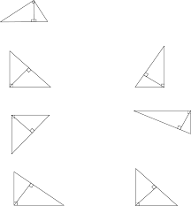 If any problem arises in the construction, explain the cause of the problem. Worksheet Altitude To The Hypotenuse 2