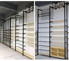 Source Wholesale Miniso Style Price Of Supermarket Shelves Supermarket Metal Shelves Supermarket Clothing D Retail Store Design Metal Shelves Shoe Store Design