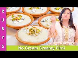 Creamy No Cream Firni Phirni Ya Kheer Pudding Fast Easy Eid Recipe In Urdu Hindi Rkk Youtube Easy Eid Recipes Eid Food Eid Sweets