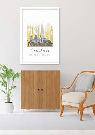 London Downloadable Prints Bedroom England Minimalist Art Print Home Decor Wall Art Bedroom Gift Ideas City Prints Minimalist Prints Home Decor Wall Art