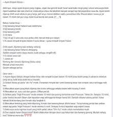 Cara buat rendang ayam mudah dan simple. Resepi Rendang Ayam Rempah Faiza Www Resepiku Buzz