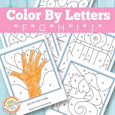 Select from 35478 printable coloring pages of cartoons, animals, nature, bible and many more. Color By Letters F G H I J Free Kids Printable
