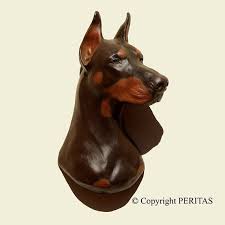 Https Www Etsy Com Uk Listing 161426699 Hand Painted Brown Doberman Pinscher Dog Ref Sr Gallery 8 Ga Search Query D Canine Art Doberman Pinscher Dog Doberman