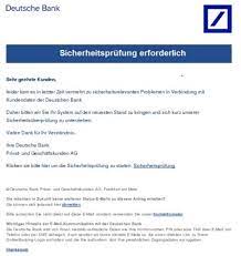 De64 1007 0100 0235 1153 00 bic: Warnung E Mails Im Namen Der Deutschen Bank Sind Phishing Betrug