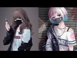 Cute Anime Girl With Mask For Profile Picture Get This Pics Through The Link Youtube This is the right place for sad whatsapp pic new pics download with quotes. cute anime girl with mask for profile