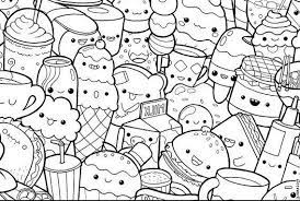 Dibujos Kawaii Para Imprimir Y Colorear Doodle Coloring Food Coloring Pages Unicorn Coloring Pages