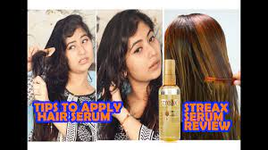 Agar aap jaldi mein hai to hair dryer ka paryog kar sakte hai. Streax Hair Serum Review How To Use Hair Serum Step By Step Guide For Hair Growth Straightening By Review Guru