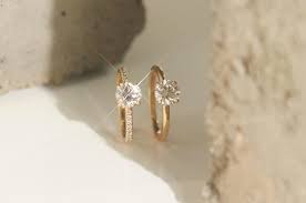 Liz solitaire gold plated titanium engagement ring. Where To Buy An Engagement Ring Online