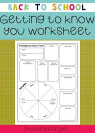 1 00 Quick Getting To Know You Worksheet Perfect For The First Day Of Middle Or High School Getting To Know You Teacher Images Therapy Worksheets