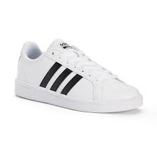 Black And White Striped Shoes Adidas Neo Cloudfoam Advantage Stripe Women S Shoes Adidas Shoes Women Adidas White Shoes Adidas Cloudfoam Women