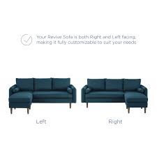 Revive Azure Sectional Sofa by Modway